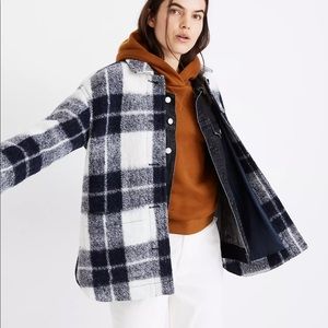 Madewell Walton Shirt-Jacket in Colleton Plaid Size M